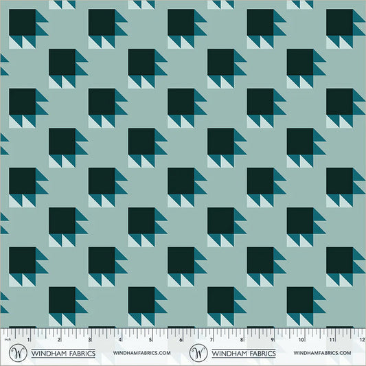 PREORDER: Annabel's Blenders - Bear Paw 55380-12 Mint Ash by Annabel Wrigley for Windham Fabrics