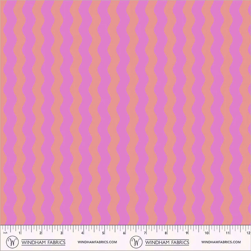 PREORDER: Annabel's Blenders - Waves 55381-15 Peach/Pink by Annabel Wrigley for Windham Fabrics