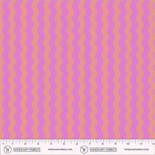 PREORDER: Annabel's Blenders - Waves 55381-15 Peach/Pink by Annabel Wrigley for Windham Fabrics