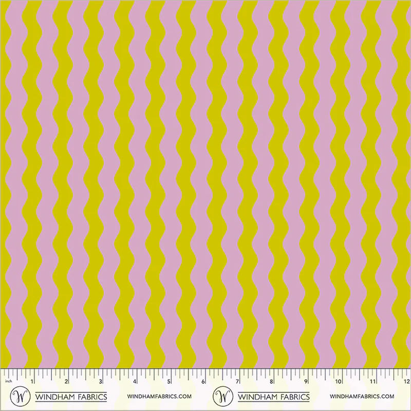 PREORDER: Annabel's Blenders - Waves 55381-17 Limelight by Annabel Wrigley for Windham Fabrics