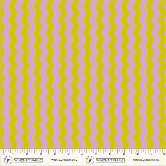 PREORDER: Annabel's Blenders - Waves 55381-17 Limelight by Annabel Wrigley for Windham Fabrics