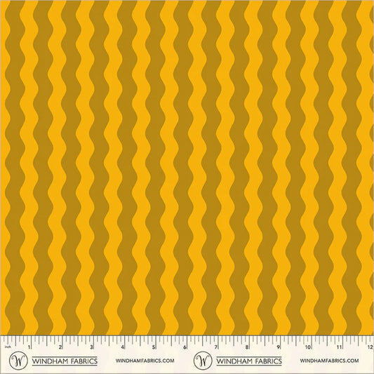 PREORDER: Annabel's Blenders - Waves 55381-3 Soft Gold by Annabel Wrigley for Windham Fabrics