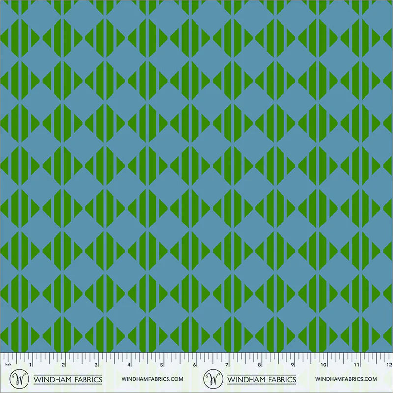 PREORDER: Annabel's Blenders - Checker 55382-7 Laguna by Annabel Wrigley for Windham Fabrics