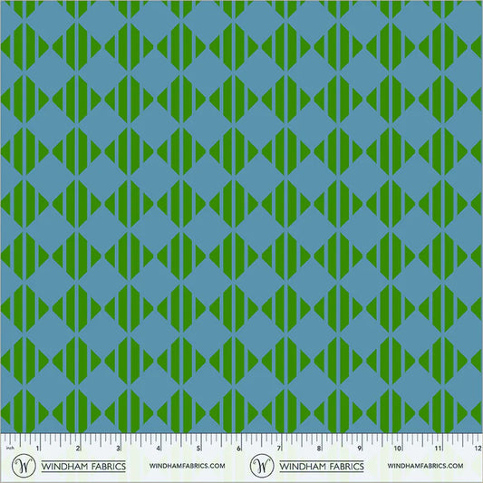 PREORDER: Annabel's Blenders - Checker 55382-7 Laguna by Annabel Wrigley for Windham Fabrics