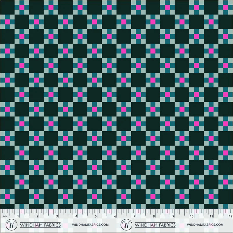 PREORDER: Annabel's Blenders - Picnic 55383-12 Mint Ash by Annabel Wrigley for Windham Fabrics