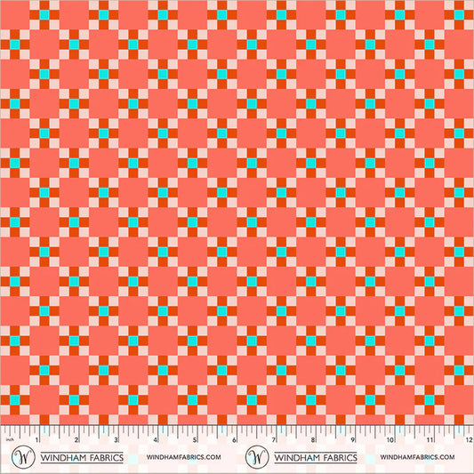 PREORDER:  Annabel's Blenders - Picnic 55383-16 Deep Orange by Annabel Wrigley for Windham Fabrics