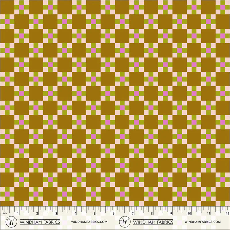 PREORDER: Annabel's Blenders - Picnic 55383-4 Bronze Plus by Annabel Wrigley for Windham Fabrics
