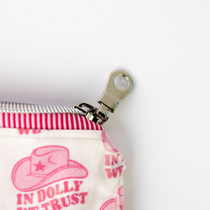 DESTASH: In Dolly We Trust Pouch (Already Made)