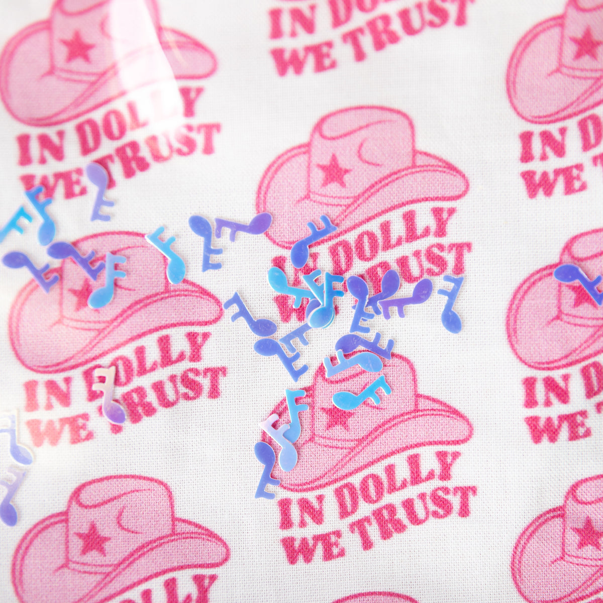 DESTASH: In Dolly We Trust Pouch (Already Made)