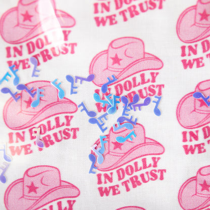 DESTASH: In Dolly We Trust Pouch (Already Made)
