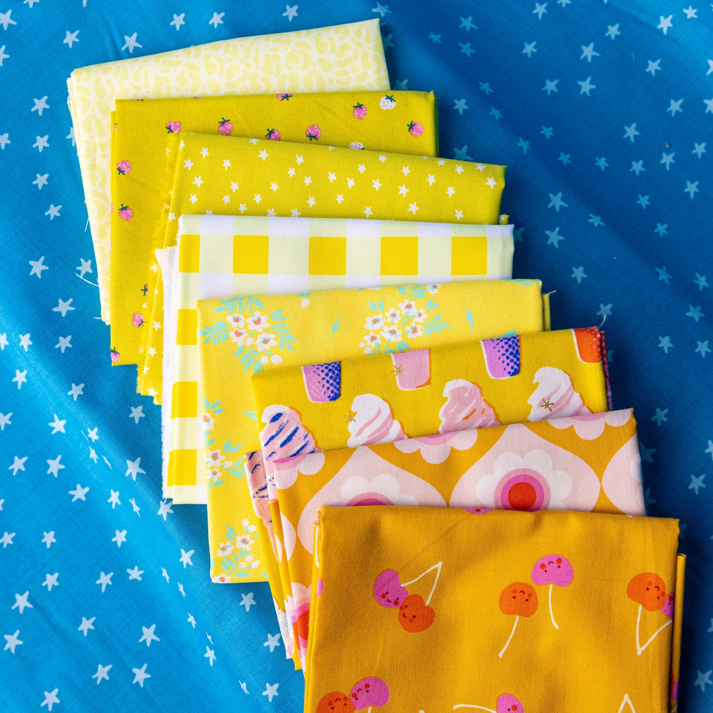 Sunflower 8pc Fat Quarter Bundle