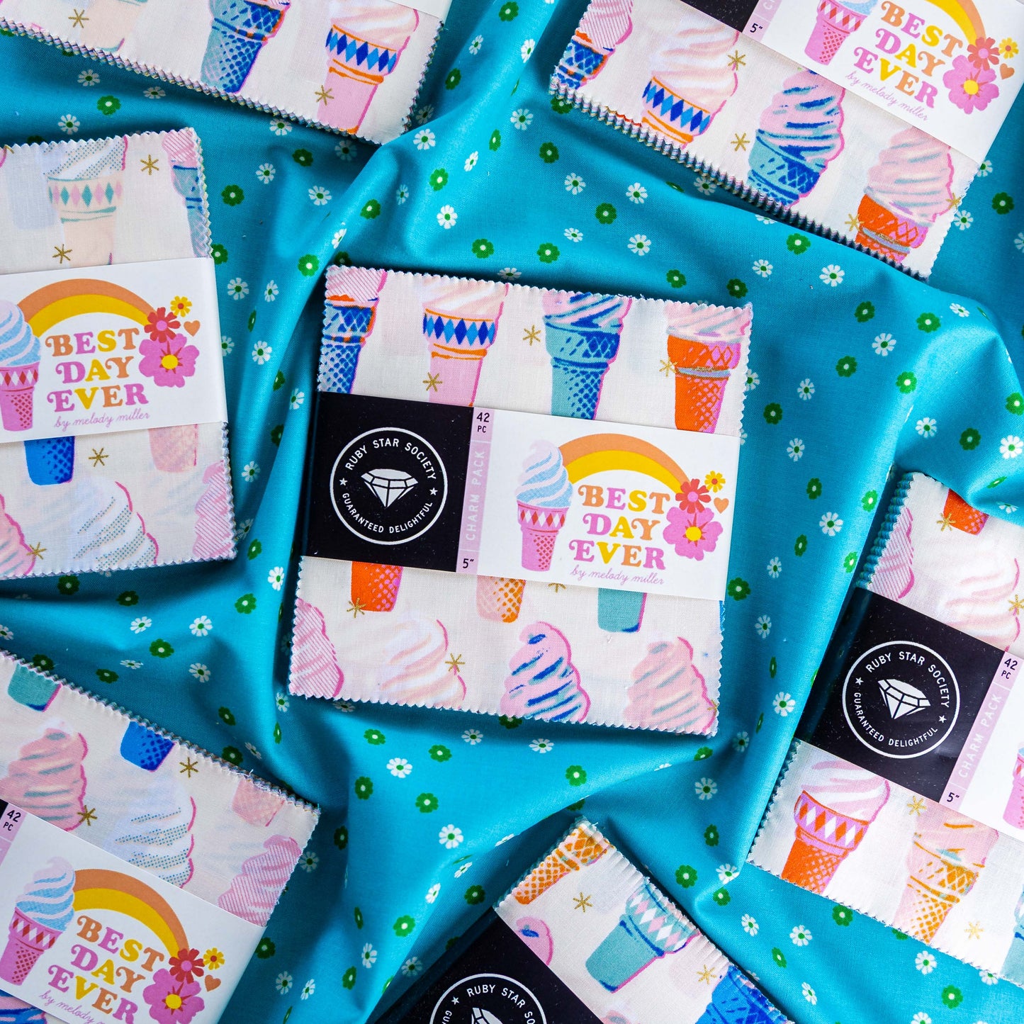 Best Day Ever Charm Pack by Melody Miller for Ruby Star Society