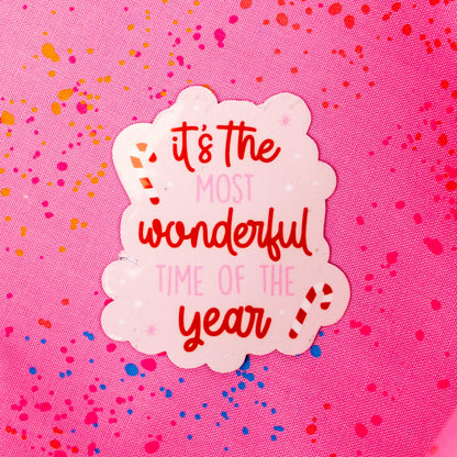 Most Wonderful Time of the Year Sticker by 256 Craft Co