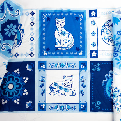 DESTASH: Chateau Meow Panel Squares by Whisper Studios