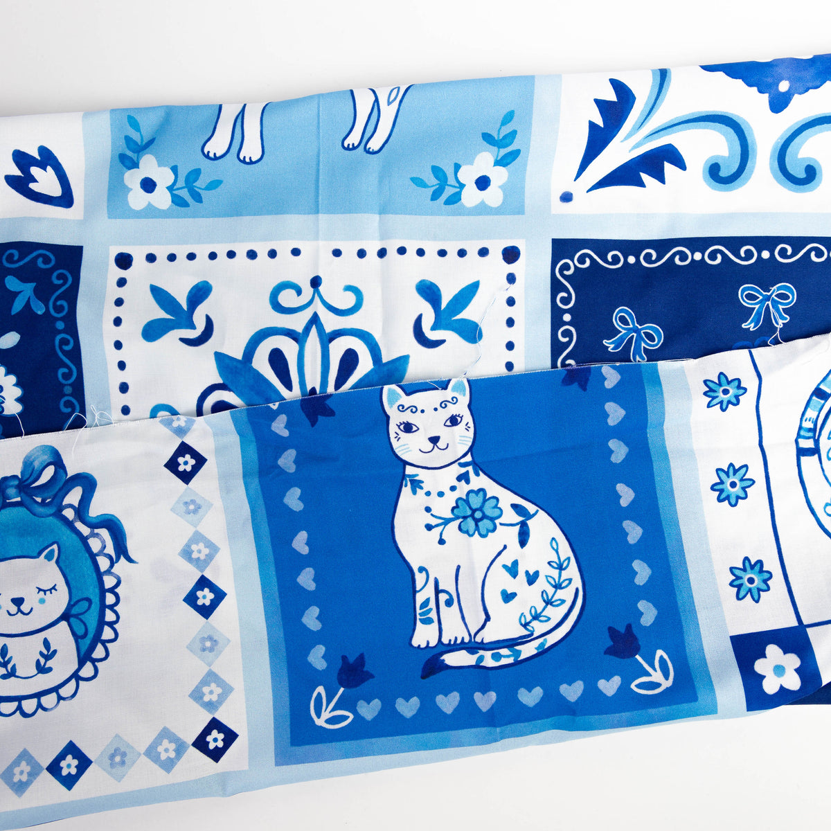 DESTASH: Chateau Meow Panel Squares by Whisper Studios