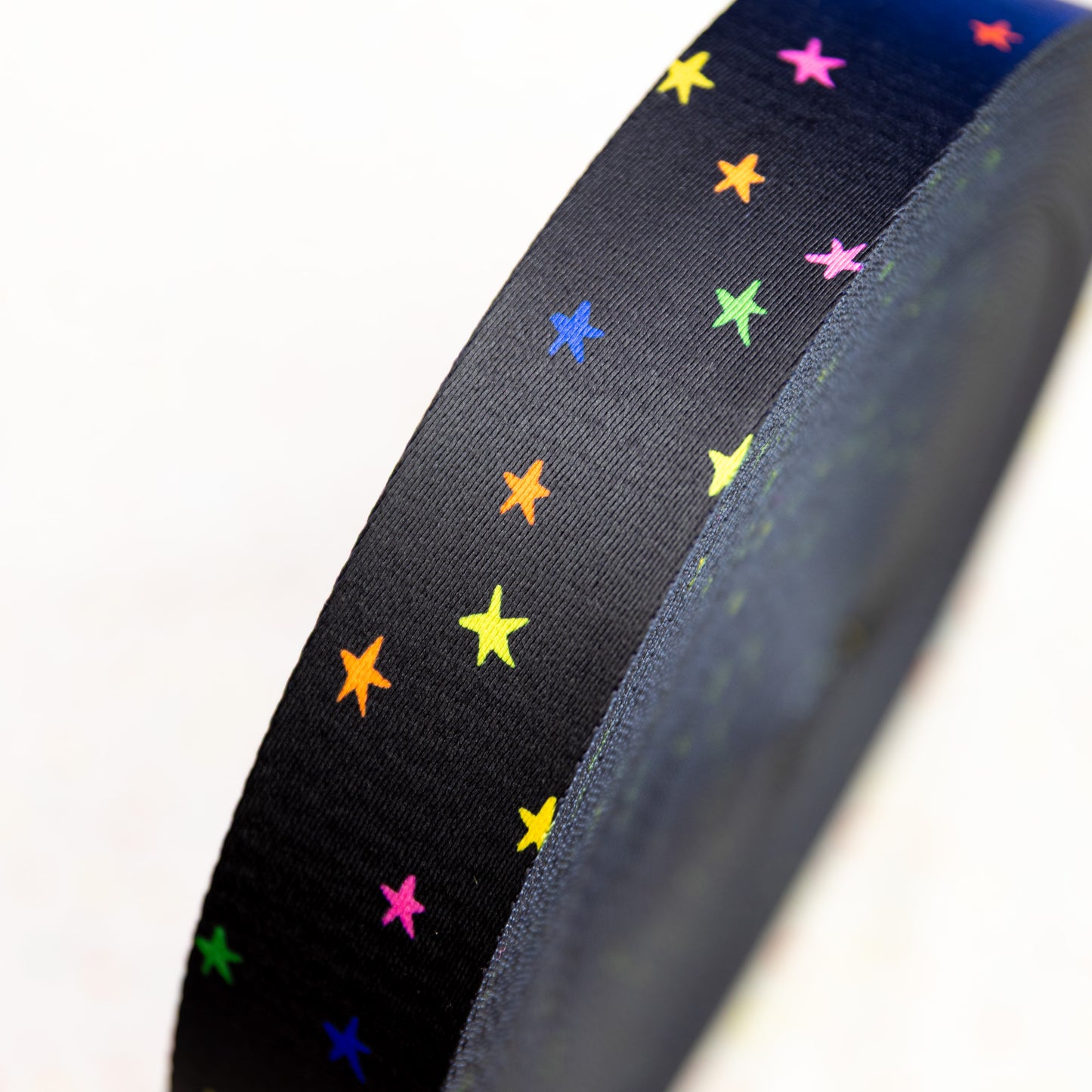 1 1/2" Black Starry Webbing by Stitch Supply Co
