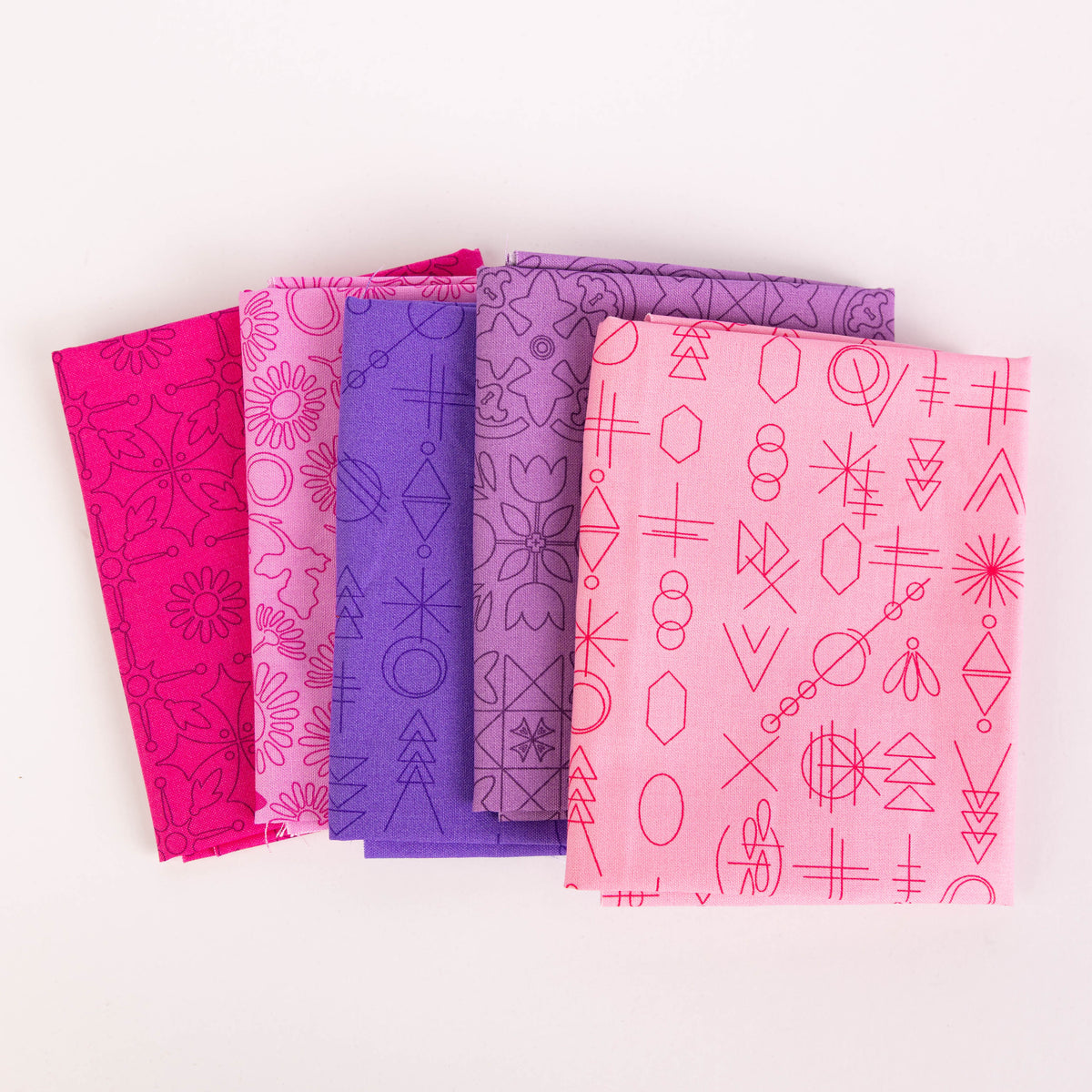 Princess Donut 5 Piece Fat Quarter Bundle