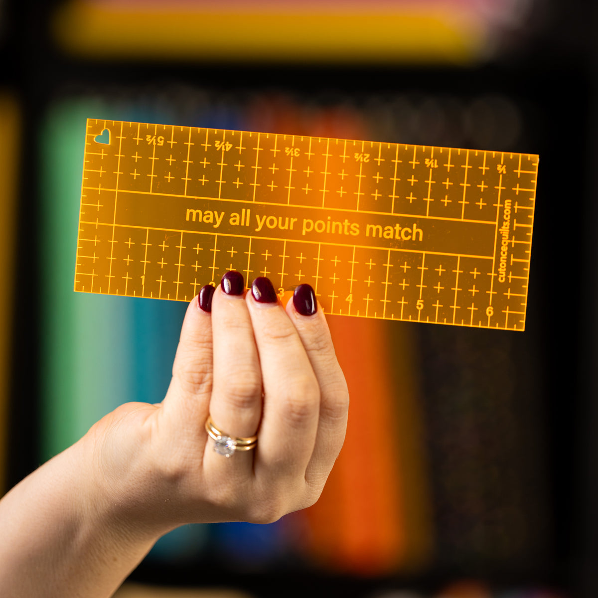Neon 6.5" Rulers by Cut Once Quilts