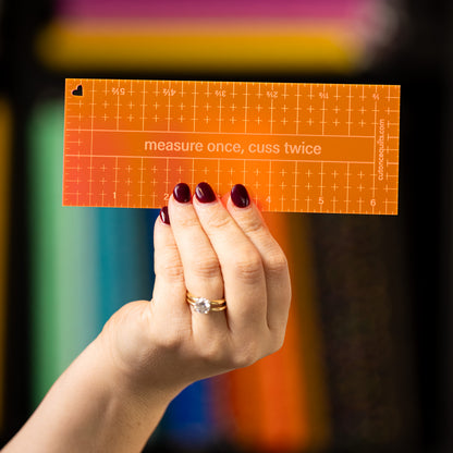 Neon 6.5" Rulers by Cut Once Quilts