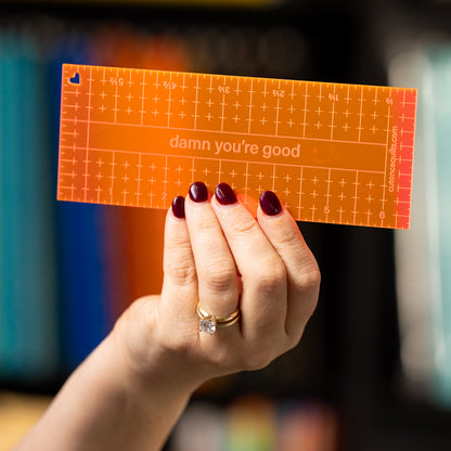 Neon 6.5" Rulers by Cut Once Quilts