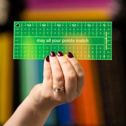 Neon 6.5" Rulers by Cut Once Quilts