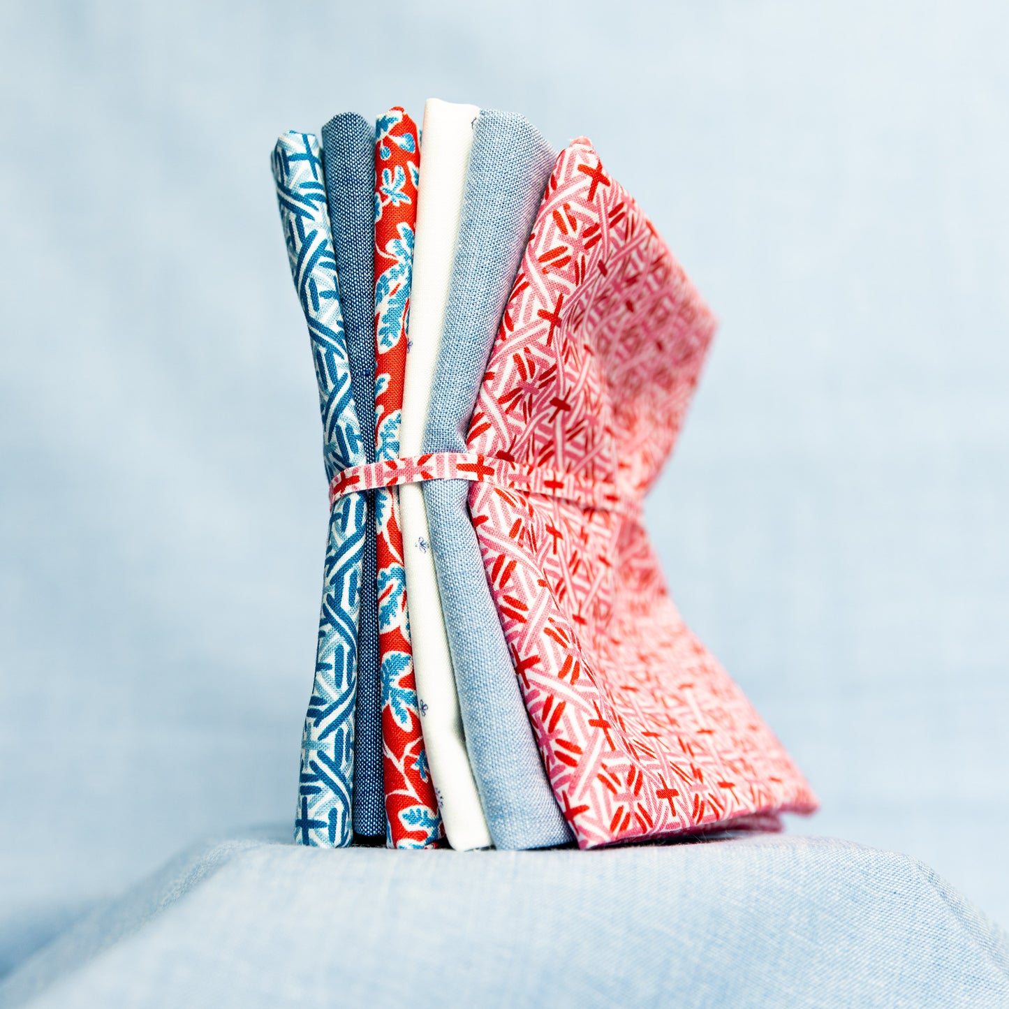 Preppy Americana 6 pc Fat Quarter Bundle