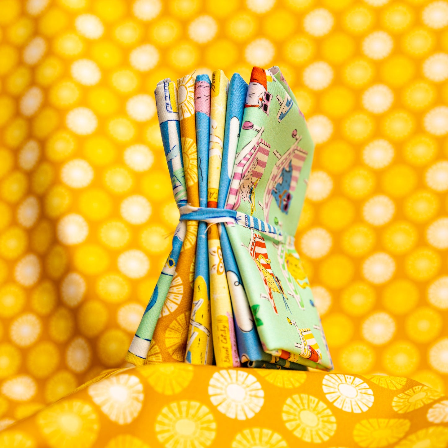 Poolside Purrfection Mini  6 pc Fat Quarter Bundle