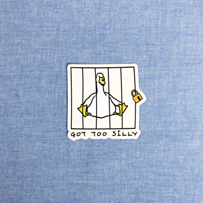 Got Too Silly - Sticker by Yarnival Stickers