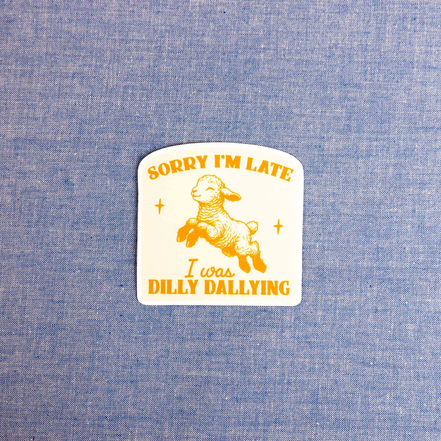 Sorry I'm Late - Sticker by Yarnival Stickers