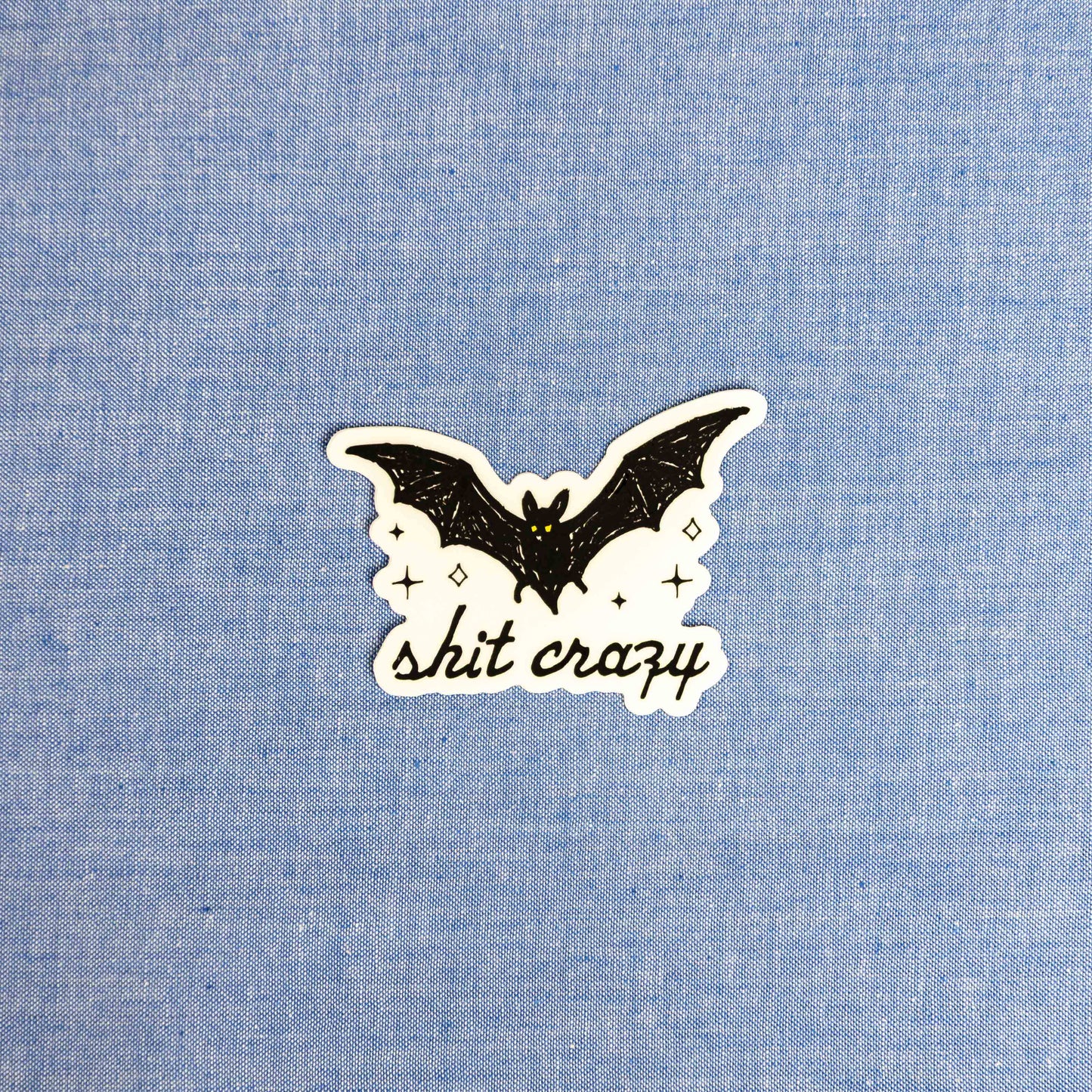 BatShit Crazy - Sticker by Yarnival Stickers