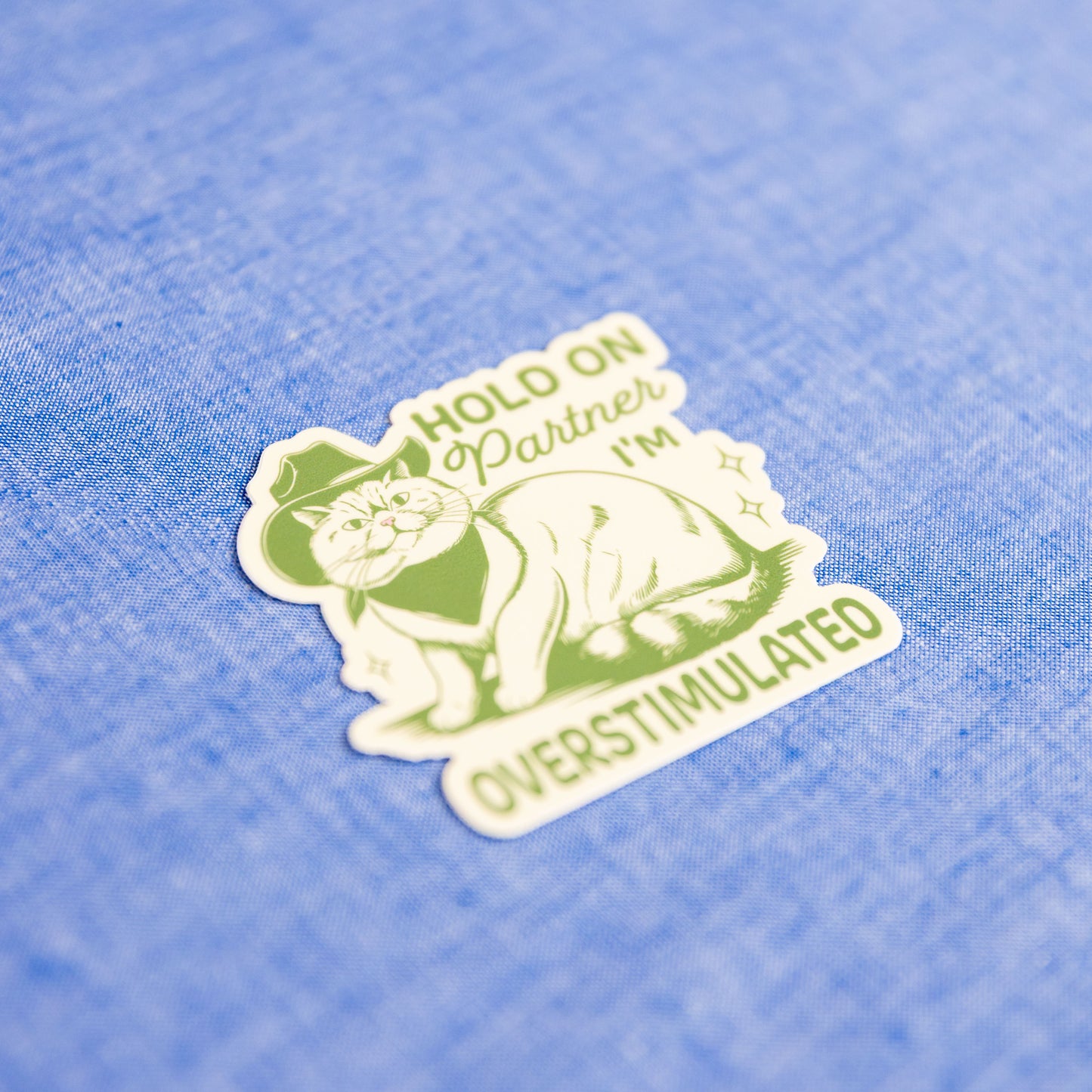 Hold On Partner - Sticker by Yarnival Stickers