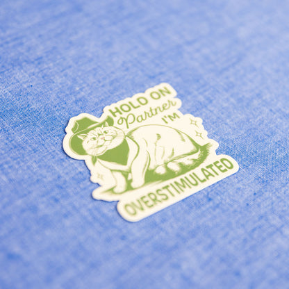 Hold On Partner - Sticker by Yarnival Stickers