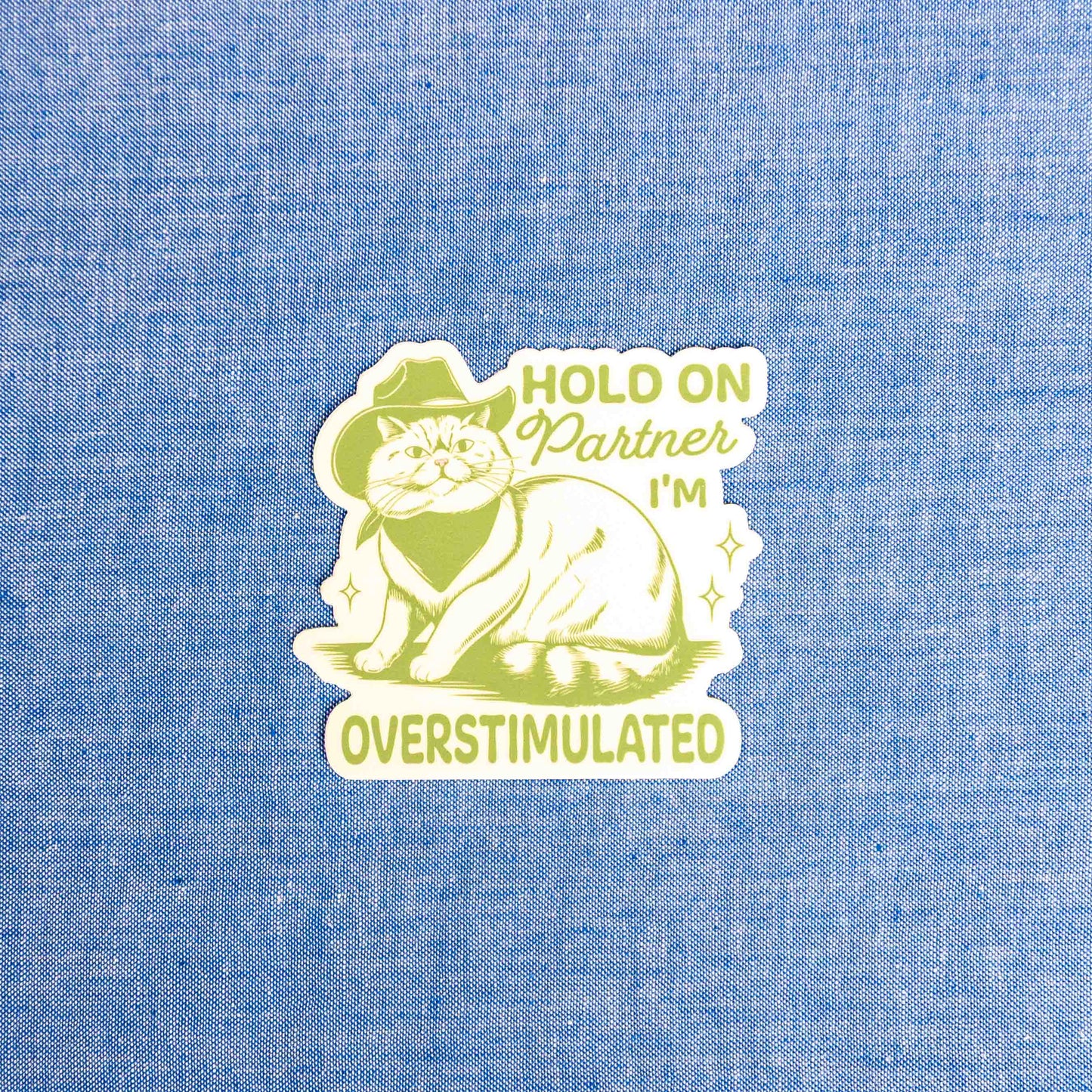 Hold On Partner - Sticker by Yarnival Stickers