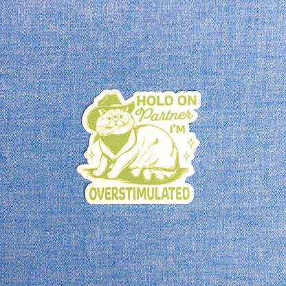 Hold On Partner - Sticker by Yarnival Stickers
