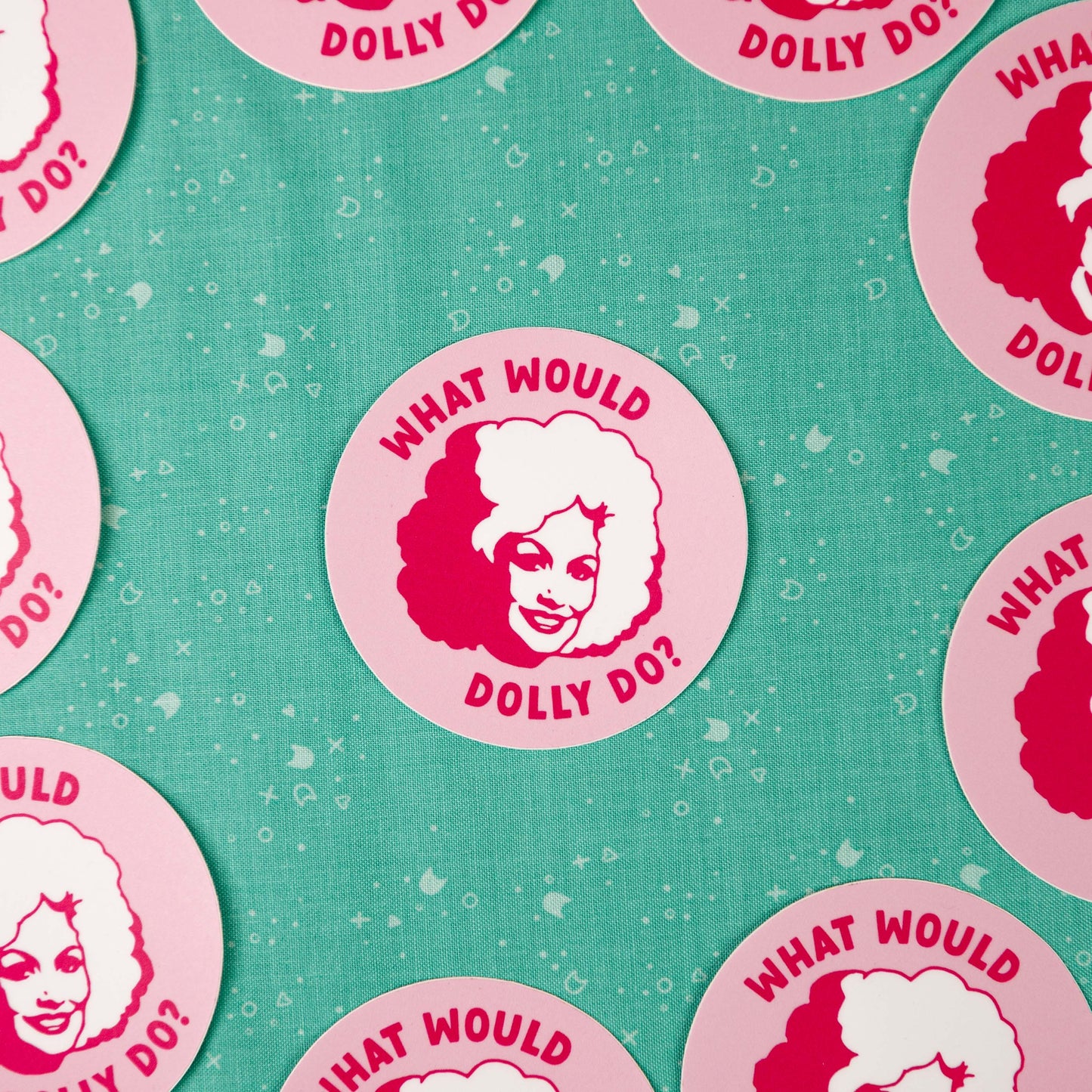 What Would Dolly Do Sticker - Yarnival