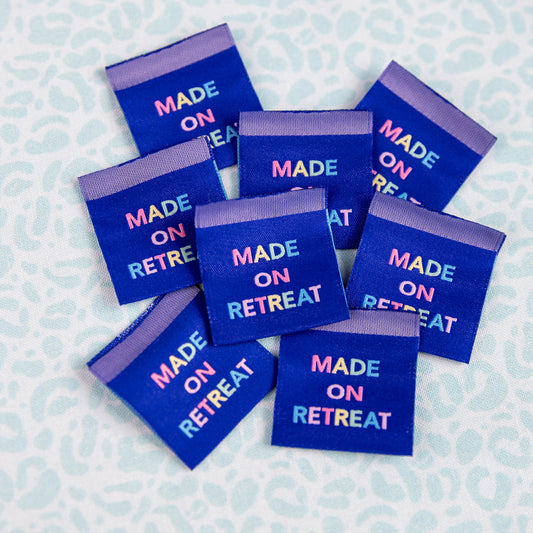 Made on Retreat - Woven Sewing Labels by LollyTags