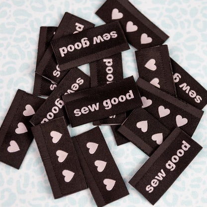 Sew Good - Pack of 8 Woven Sewing Labels by LollyTags