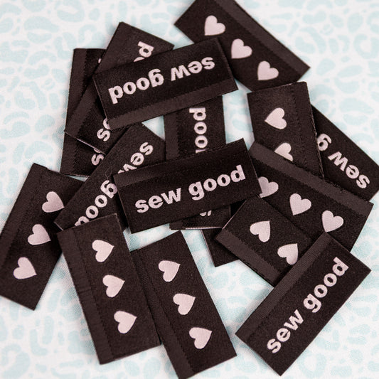 Sew Good - Pack of 8 Woven Sewing Labels by LollyTags