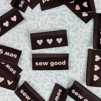 Sew Good - Pack of 8 Woven Sewing Labels by LollyTags