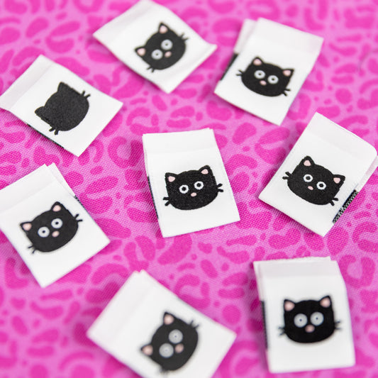 Kitties - Woven Sewing Labels by LollyTags