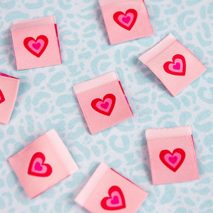 Expanding Heart - Woven Sewing Labels by LollyTags