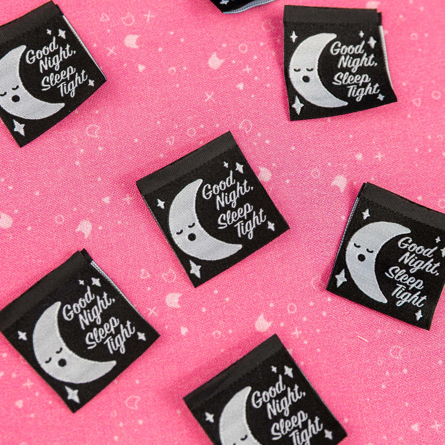 Good Night, Sleep Tight - Woven Sewing Labels by LollyTags