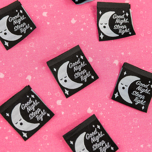 Good Night, Sleep Tight - Woven Sewing Labels by LollyTags