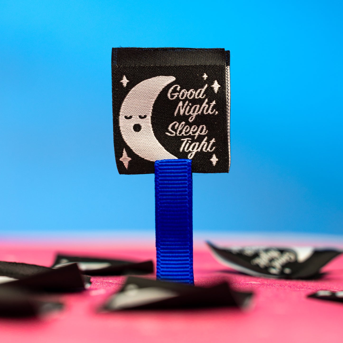 Good Night, Sleep Tight - Woven Sewing Labels by LollyTags