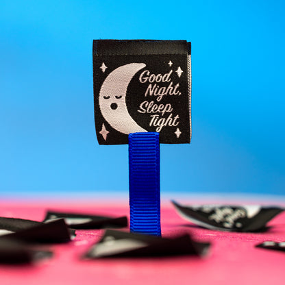 Good Night, Sleep Tight - Woven Sewing Labels by LollyTags