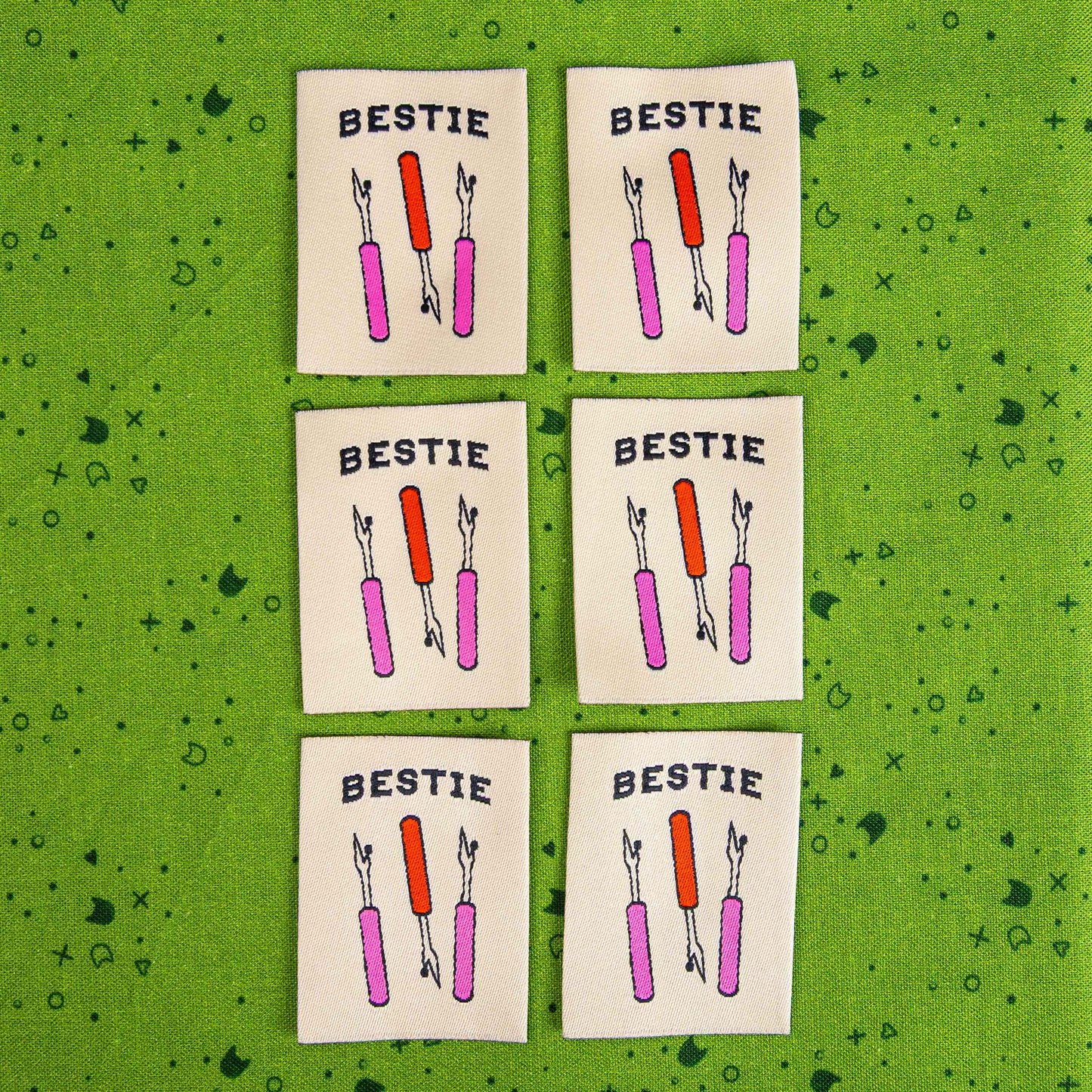 Bestie Seam Ripper Large Garment Labels by Matchy Matchy