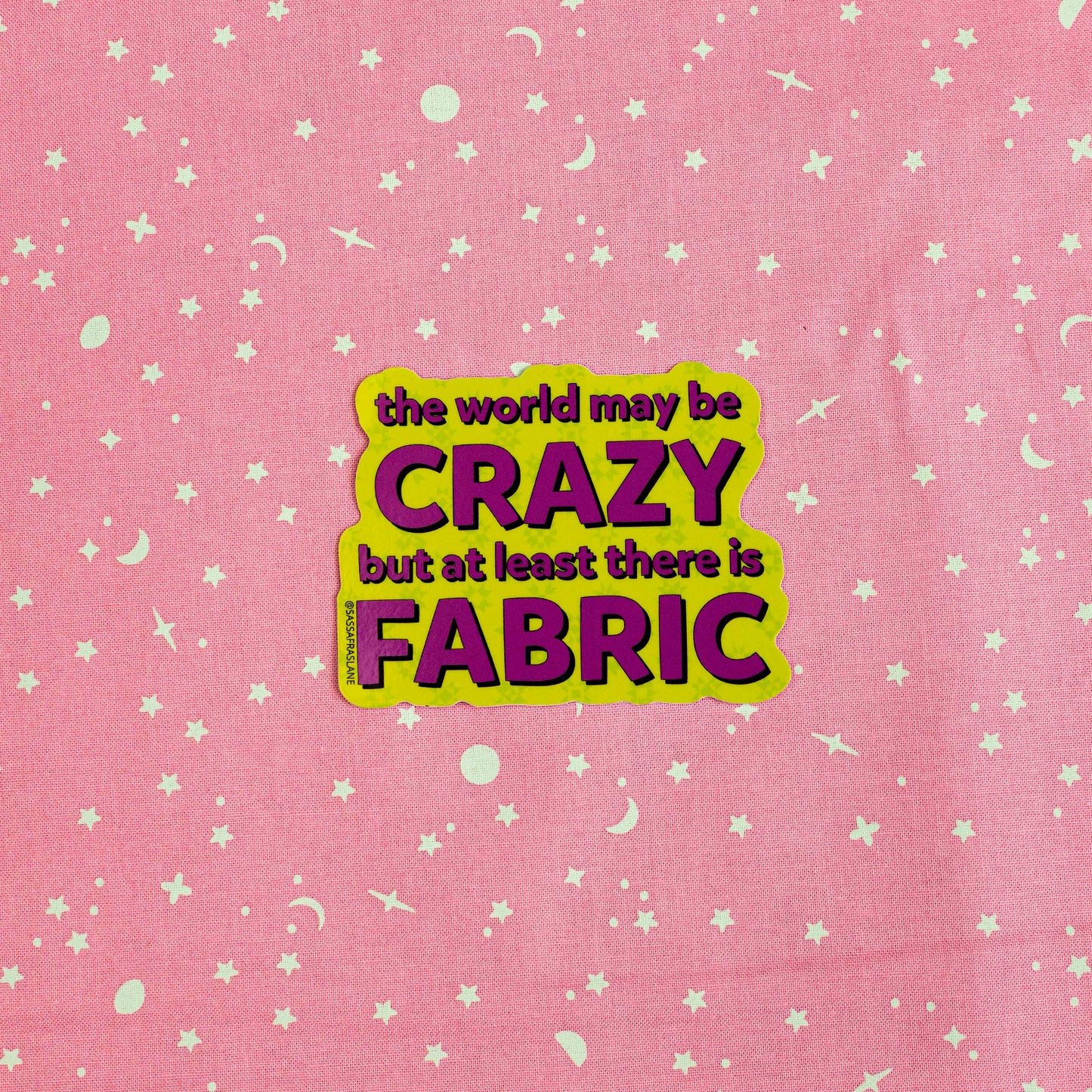 Crazy World Sticker by Sassafras Lane