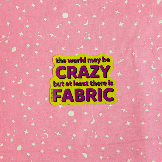 Crazy World Sticker by Sassafras Lane