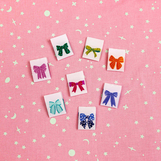 Renaissance Ribbon Labels Tied Up - Woven Label Pack