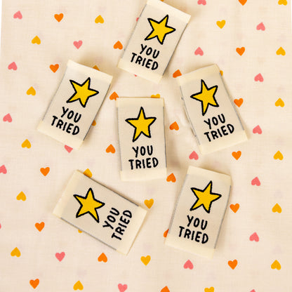 You Tried Label by Shelli Can